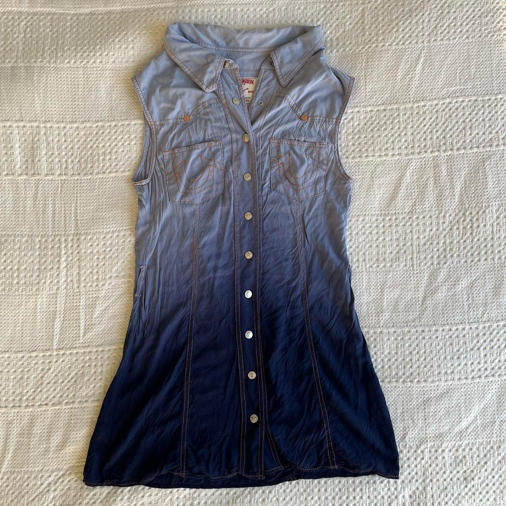 Vintage True Religion Ombré Dress